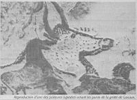 Lascaux, Tete de taureau